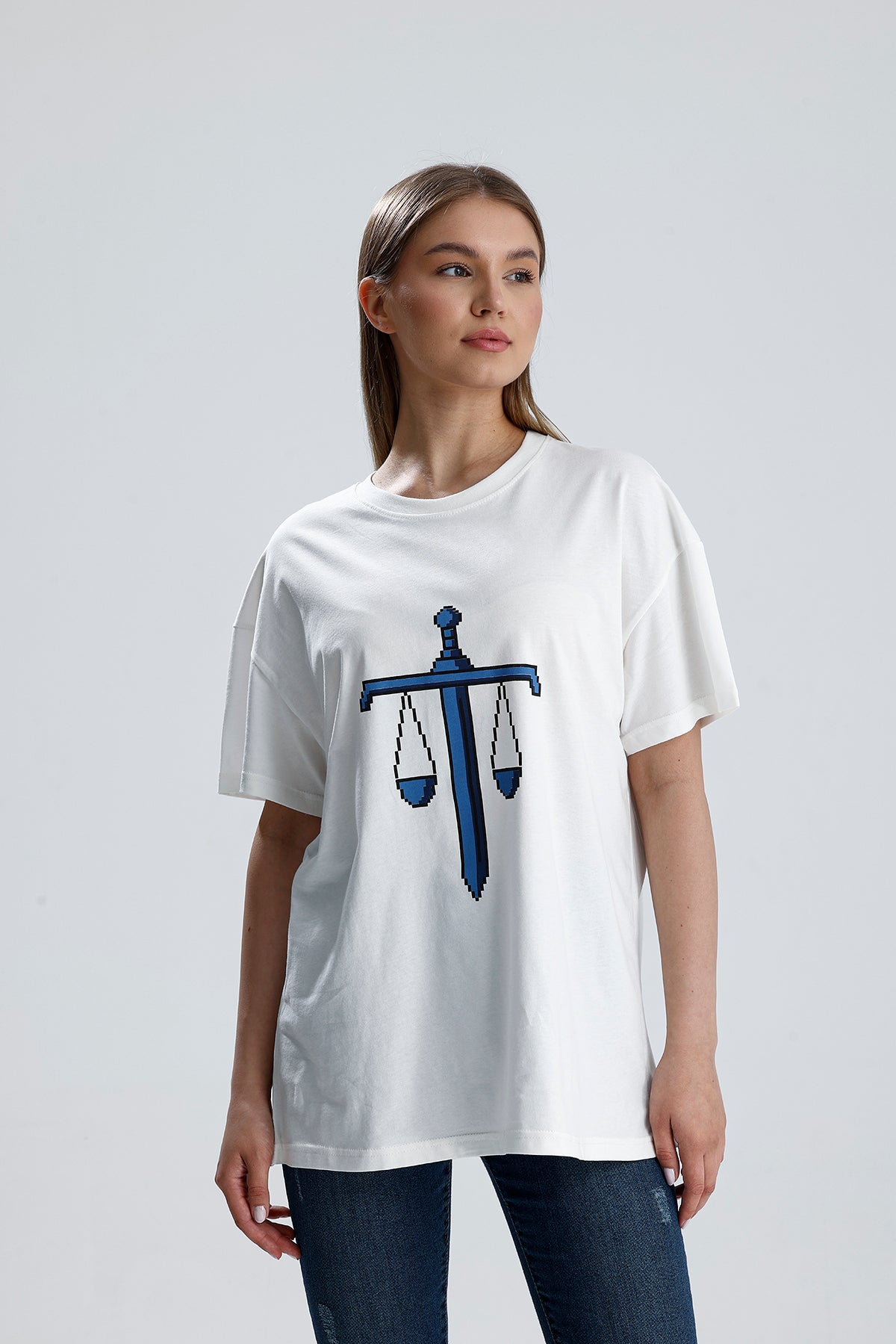 Hukuk Piksel | Oversize Tişört