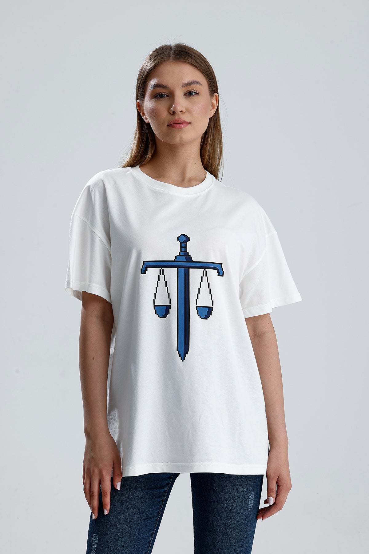 Hukuk Piksel | Oversize Tişört
